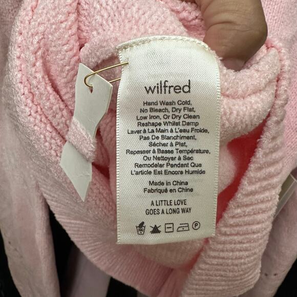 Aritzia Wilfred Ingrid Sweater Fairy Pink Size XS 73646 - Picture 14 of 15